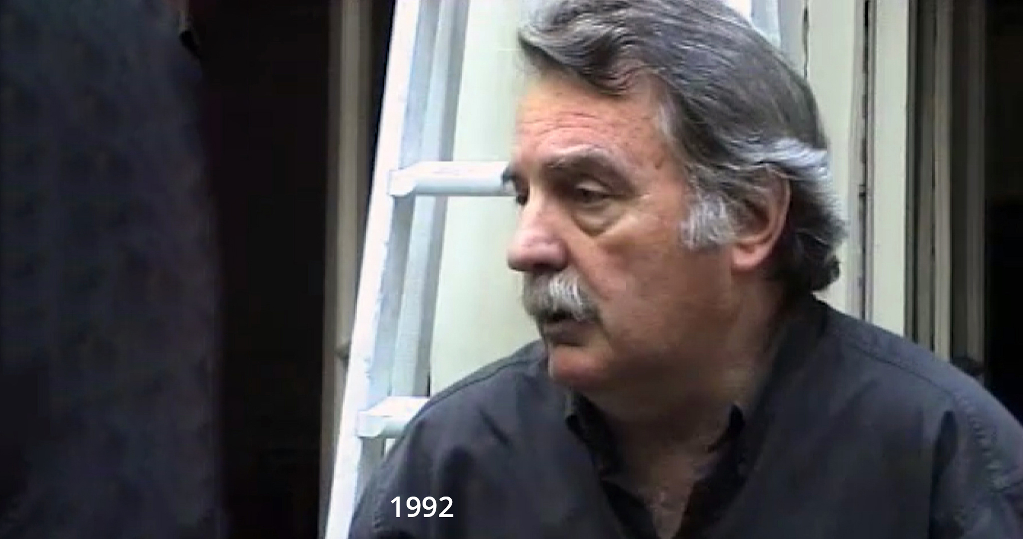 Still 3 from THE WITNESS (Conversations with Osvaldo Bayer)